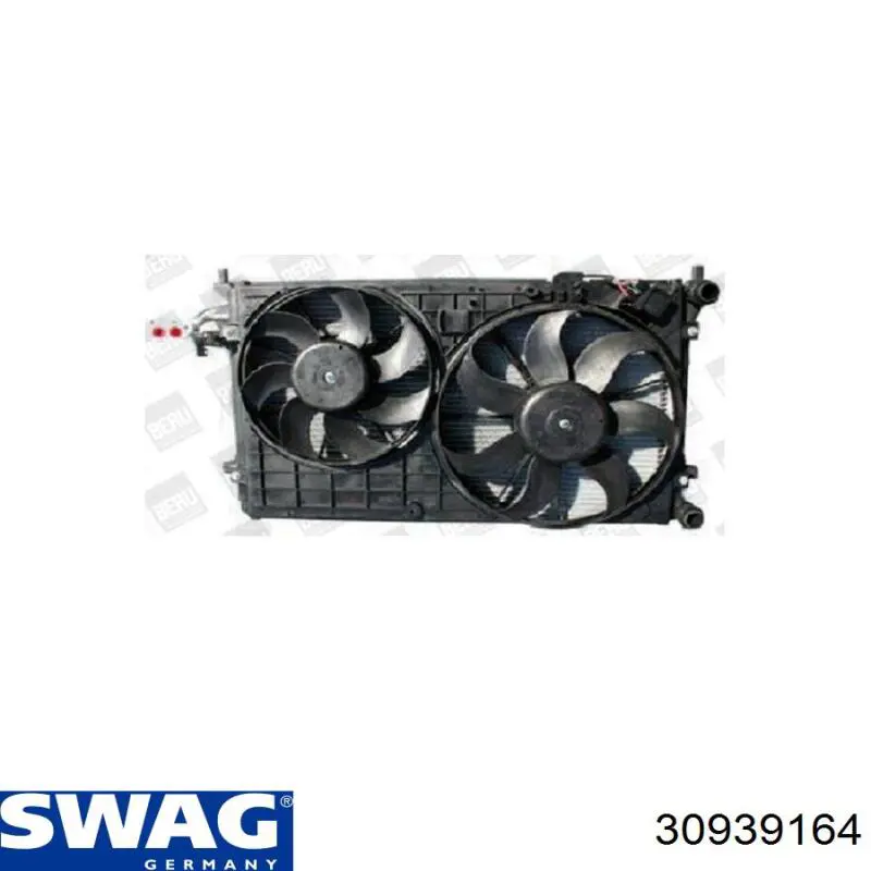 Купити 30939164 Swag Електровентилятор охолодження в зборі (двигун + крильчатка), правий