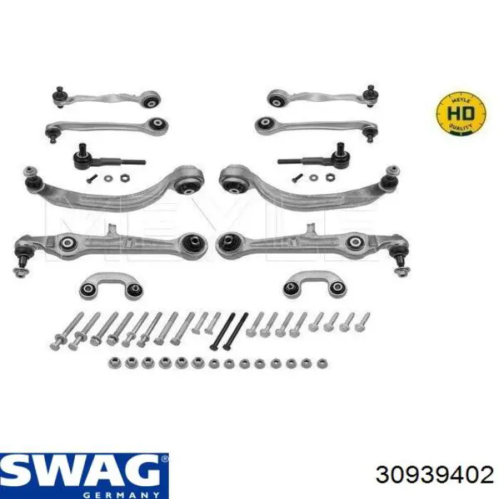 Комплект передніх важелів Swag 30939402 ціна, від 432.25 USD