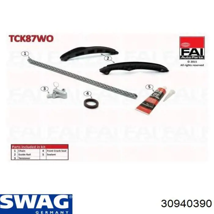 Ланцюг ГРМ 30940390 Swag