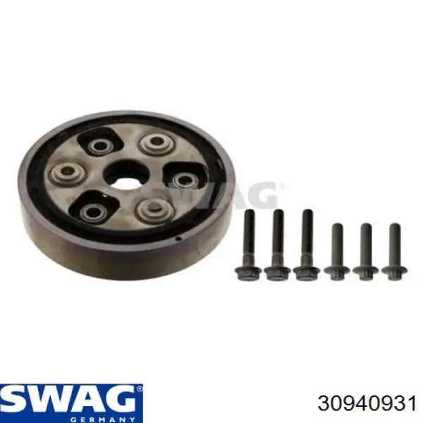 Муфта кардана еластична, задня Swag 30940931 ціна, від 208.58 USD