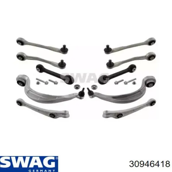 Комплект передніх важелів Swag 30946418 ціна, від 546.46 USD