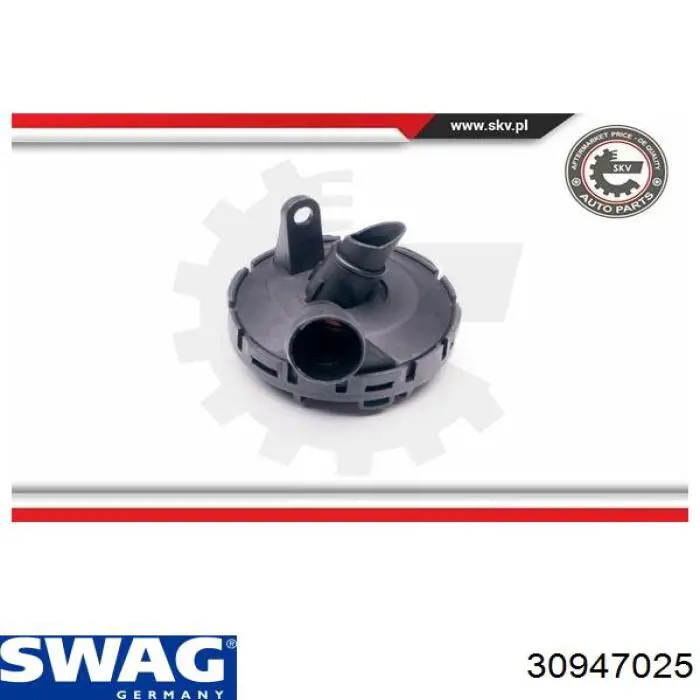 Клапан вентиляції картерних газів 30947025 Swag