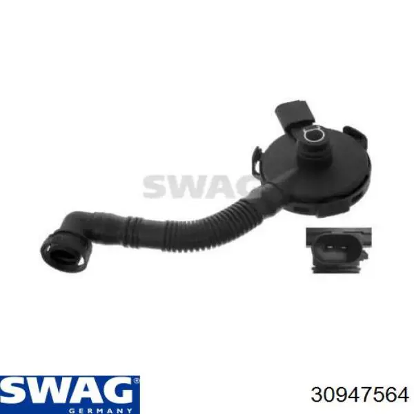 Купити 30947564 Swag Клапан PCV вентиляції картера