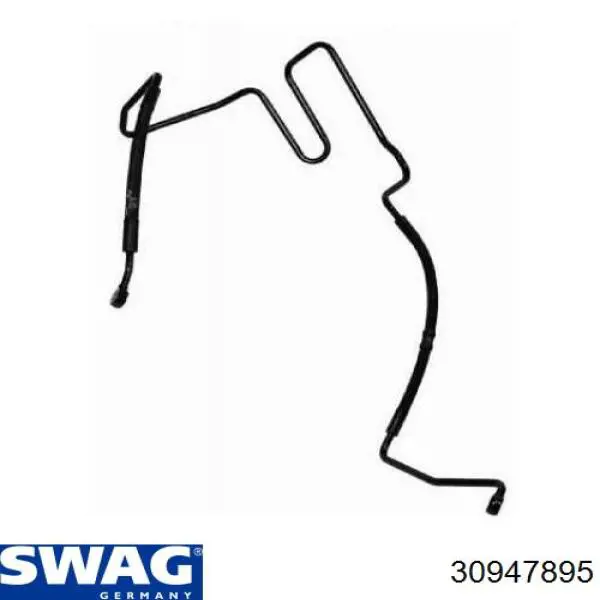 Патрубок високого тиску гідропідсилювача Swag 30947895 ціна, від 67.37 USD