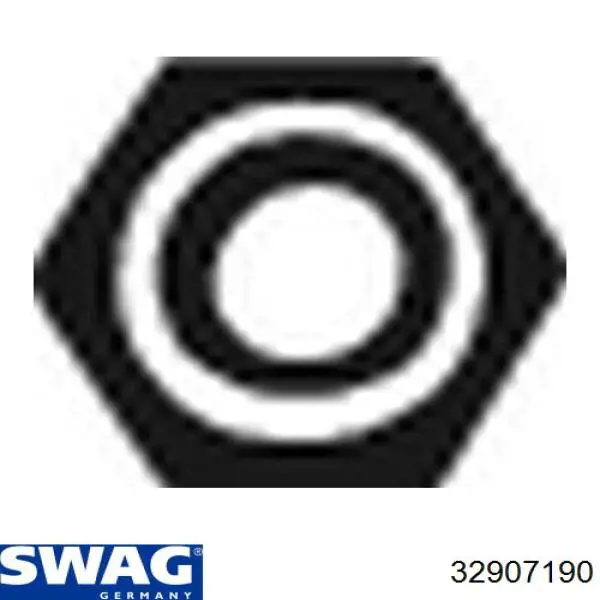 Гайка кріплення приймальної труби глушника (штанів) Swag 32907190 ціна, від 0.54 USD