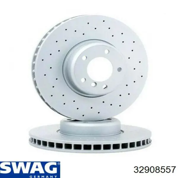 Диск гальмівний передній Swag 32908557