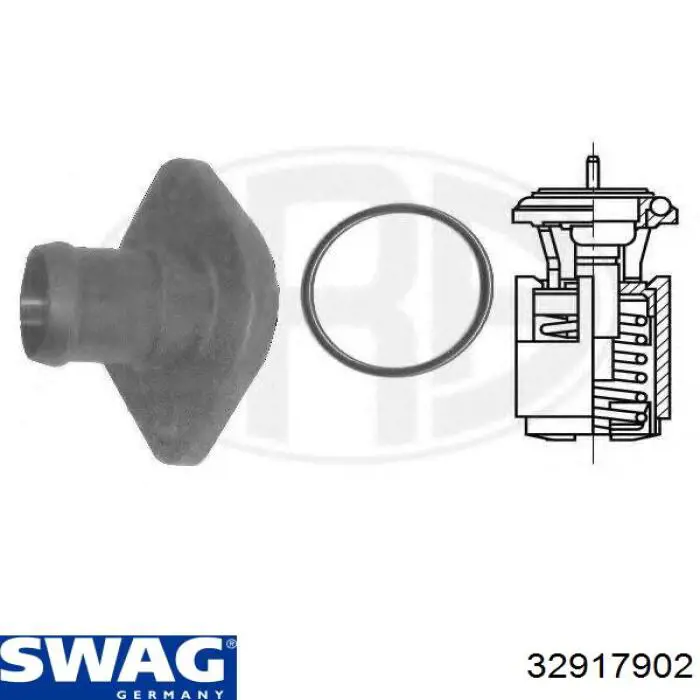 Автомобільний термостат Swag 32917902 ціна, від 7.89 USD