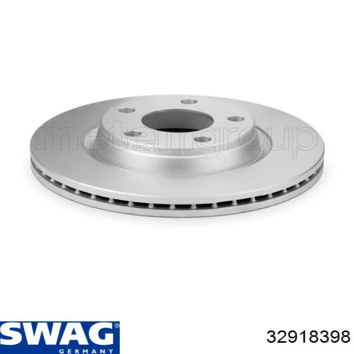 Диск гальмівний передній Swag 32918398