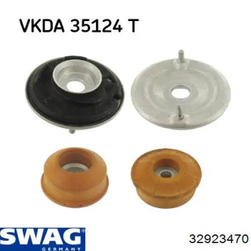 Опора стійки амортизатора переднього Swag 32923470 ціна, від 12.01 USD