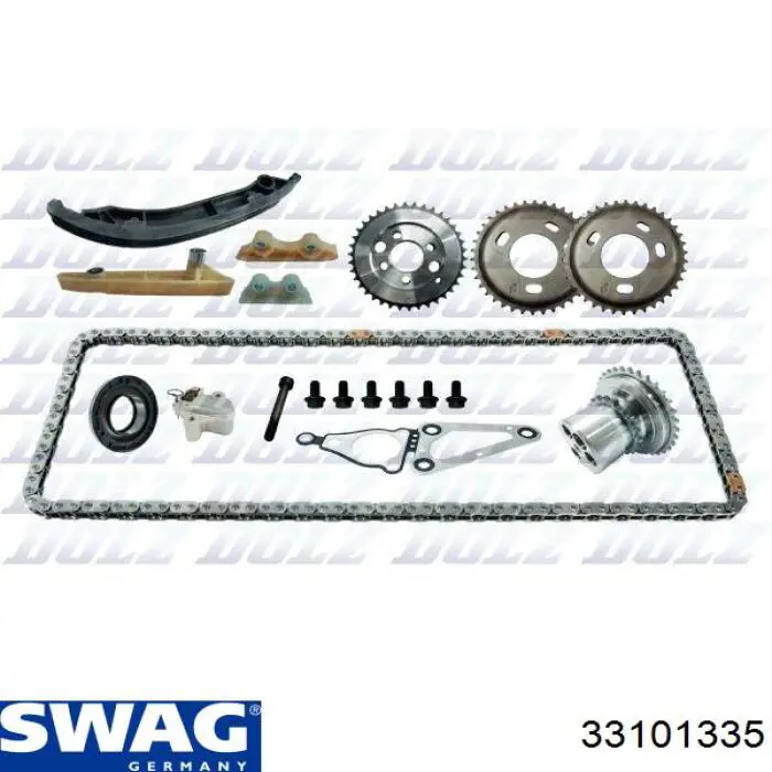 Ланцюг ГРМ, комплект Swag 33101335 ціна, від 252.44 USD
