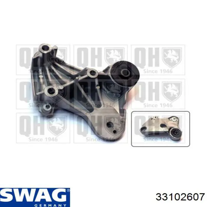 Кронштейн подушки (опори) двигуна, правої 8200367493 Renault (RVI)