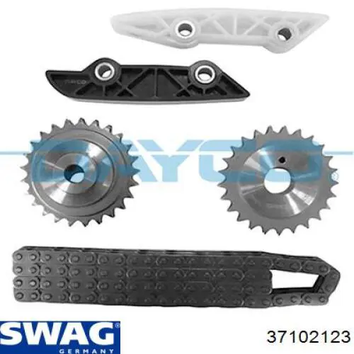 Ланцюг ГРМ, комплект Swag 37102123 ціна, від 163.36 USD