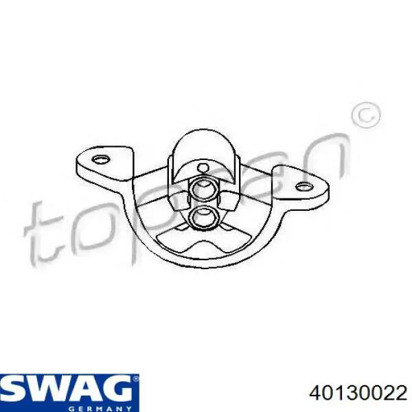 Подушка (опора) двигуна, права 40130022 Swag