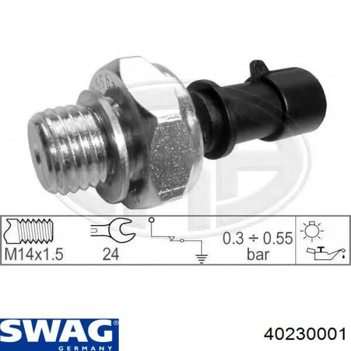 Манометри (показник тиску масла) Swag 40230001 ціна, від 3.74 USD