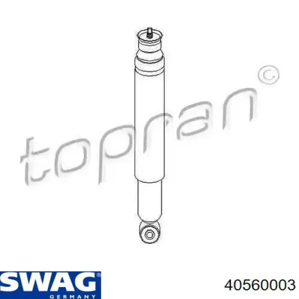 Буфер-відбійник амортизатора переднього Swag 40560003 ціна, від 3.90 USD