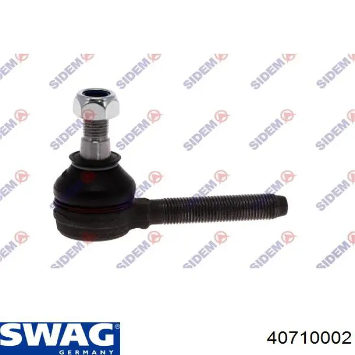 Накінечник рульової тяги, внутрішній, правий Swag 40710002 ціна, від 7.34 USD