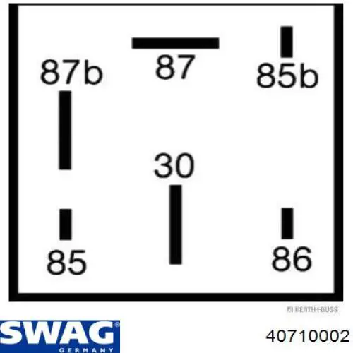 Купити 40710002 Swag Накінечник рульової тяги, внутрішній, правий