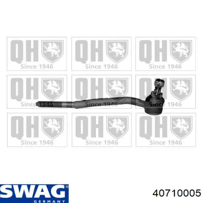 Наконечник рульовий Swag 40710005 ціна, від 10.57 USD