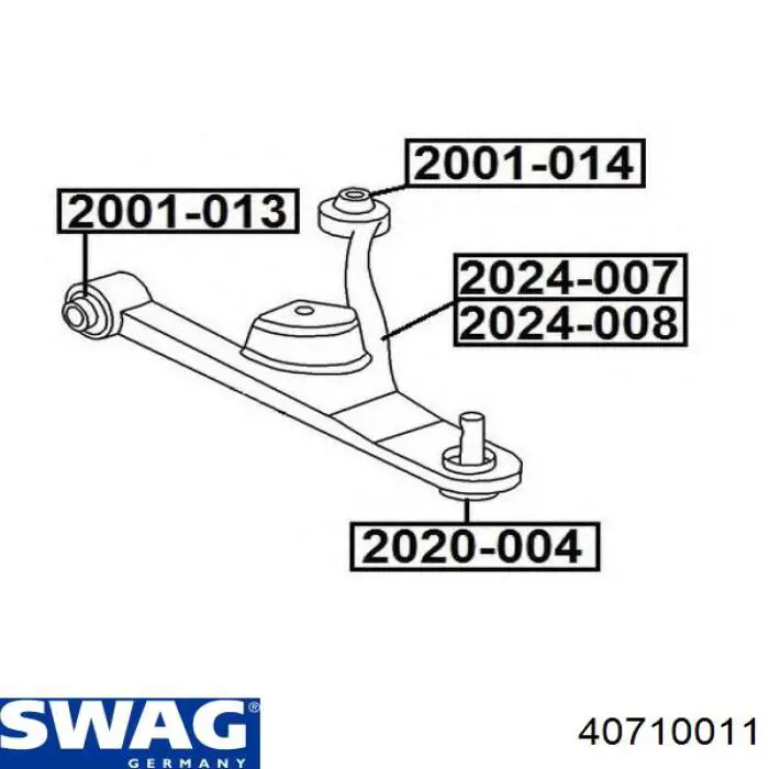 Купити 40710011 Swag Рульовий наконечник