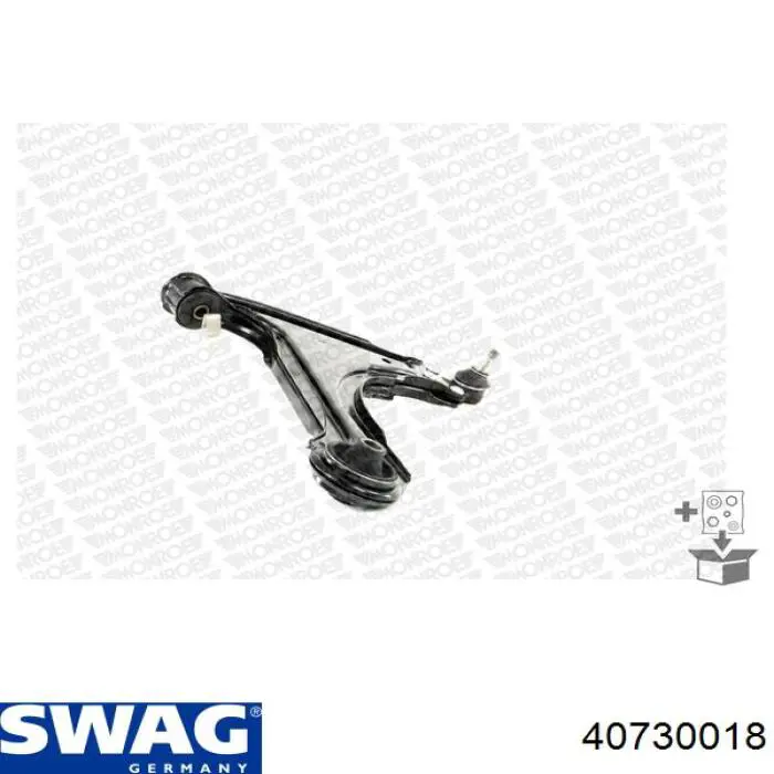 Важіль передньої підвіски нижній, правий Swag 40730018 ціна, від 35.71 USD