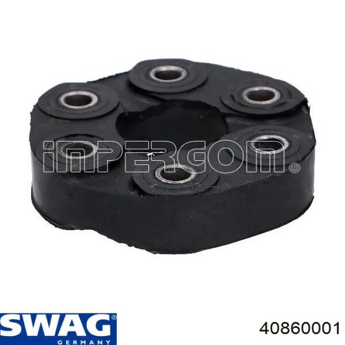 Муфта кардана еластична, перед./зад. Swag 40860001 ціна, від 42.16 USD