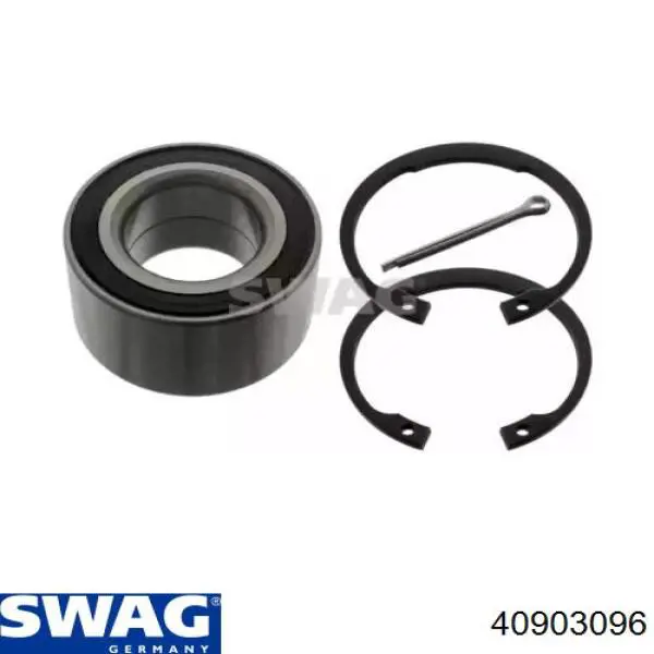 Комплект підшипник маточини передньої Swag 40903096 ціна, від 12.43 USD