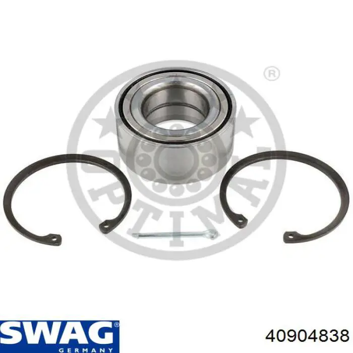 Комплект підшипник маточини передньої Swag 40904838 ціна, від 14.57 USD