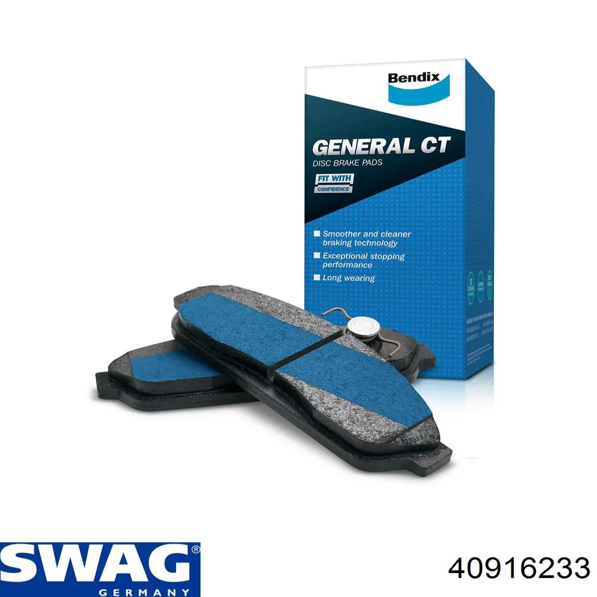 Купити 40916233 Swag Колодки гальмівні передні, дискові