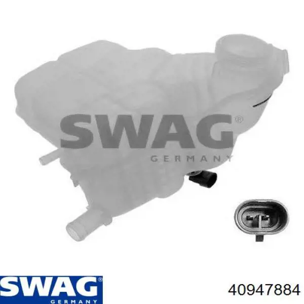 Бачок системи охолодження двигуна розширювальний Swag 40947884 ціна, від 22.64 USD