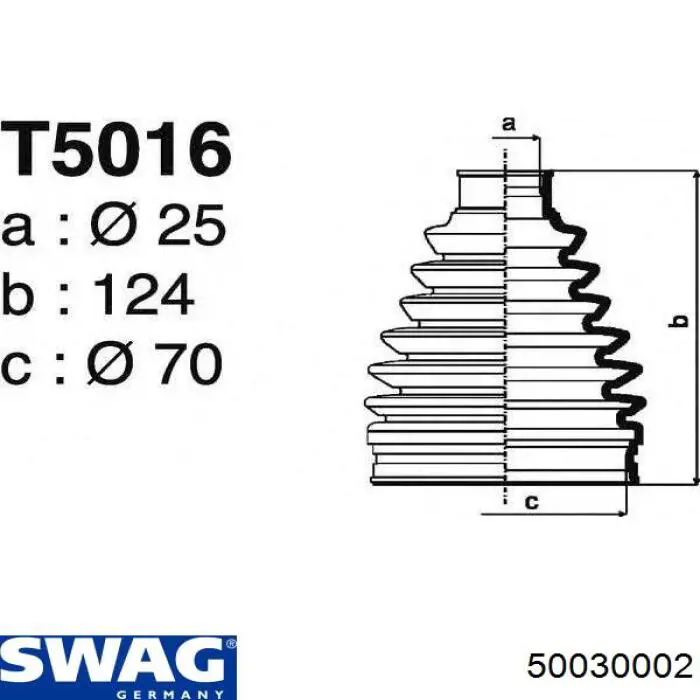 Купити 50030002 Swag Натяжний ролик