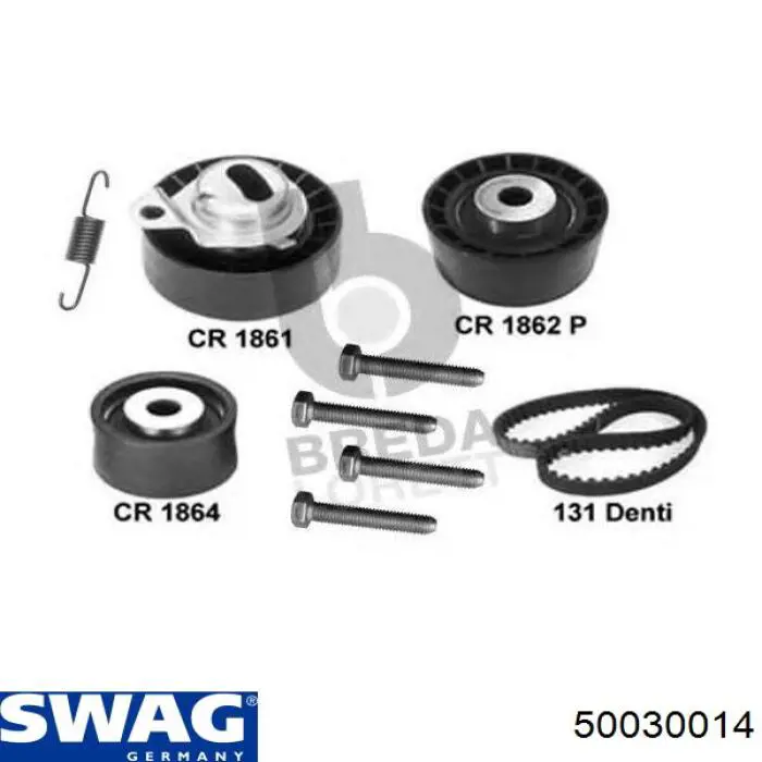 Ролик натягувача ременя ГРМ 50030014 Swag