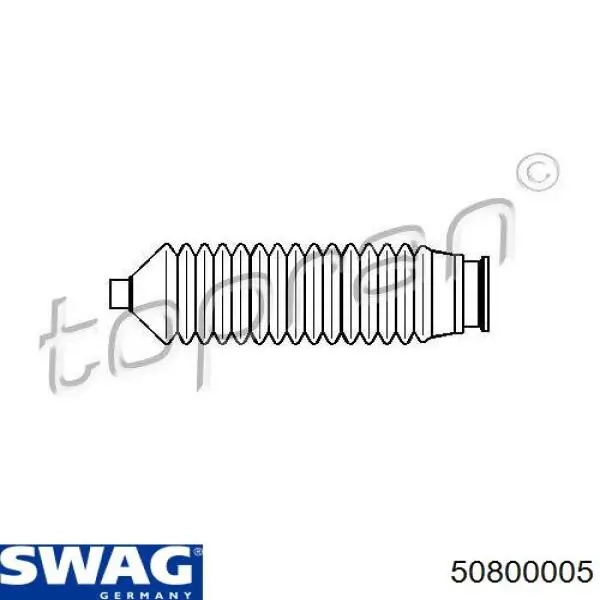Пильник рульової тяги Swag 50800005 ціна, від 3.91 USD
