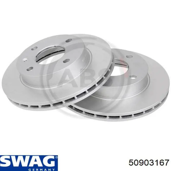 Диск переднього гальма Swag 50903167 ціна, від 27.98 USD