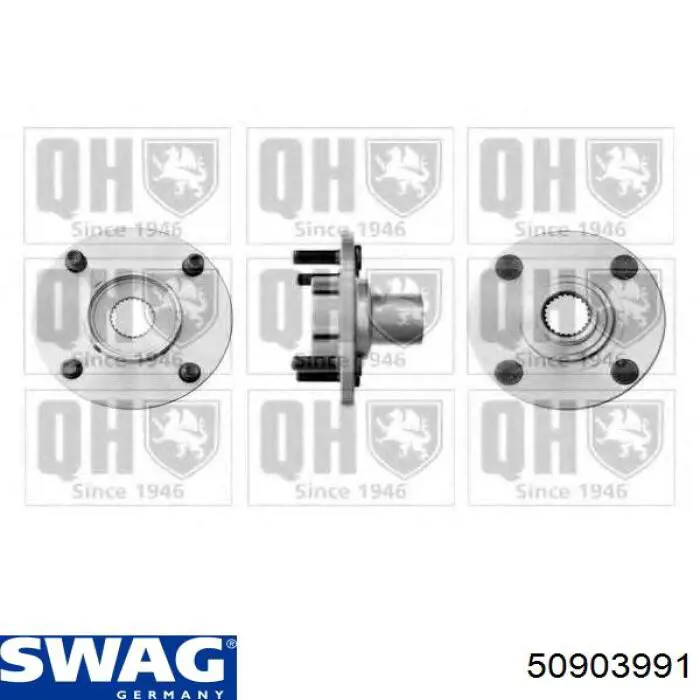 Передня маточина 50903991 Swag