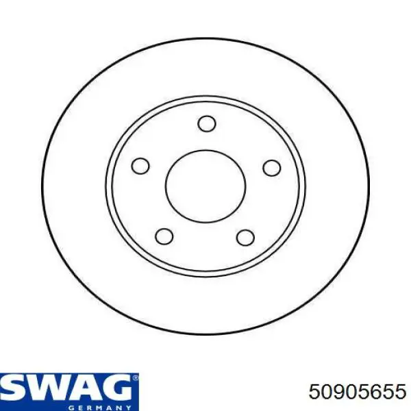 50905655 Swag диск гальмівний передній
