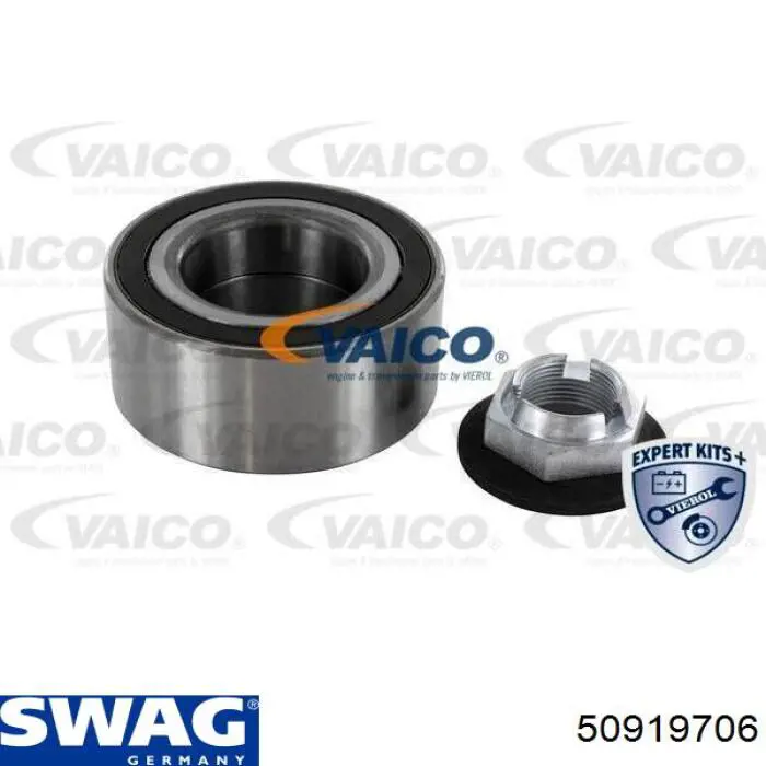 Комплект підшипник маточини передньої Swag 50919706 ціна, від 19.10 USD