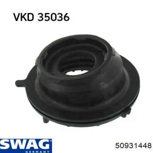Підшипник опорний амортизатора, переднього Swag 50931448 ціна, від 16.48 USD