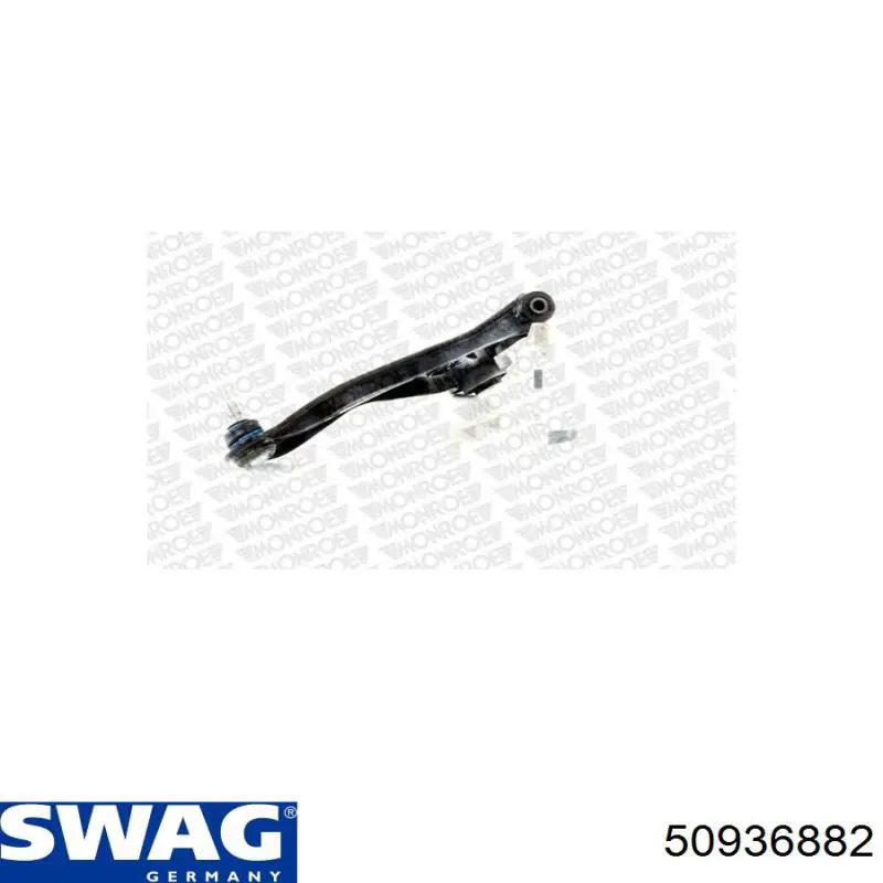 Правий важіль передній нижній підвіски Swag 50936882