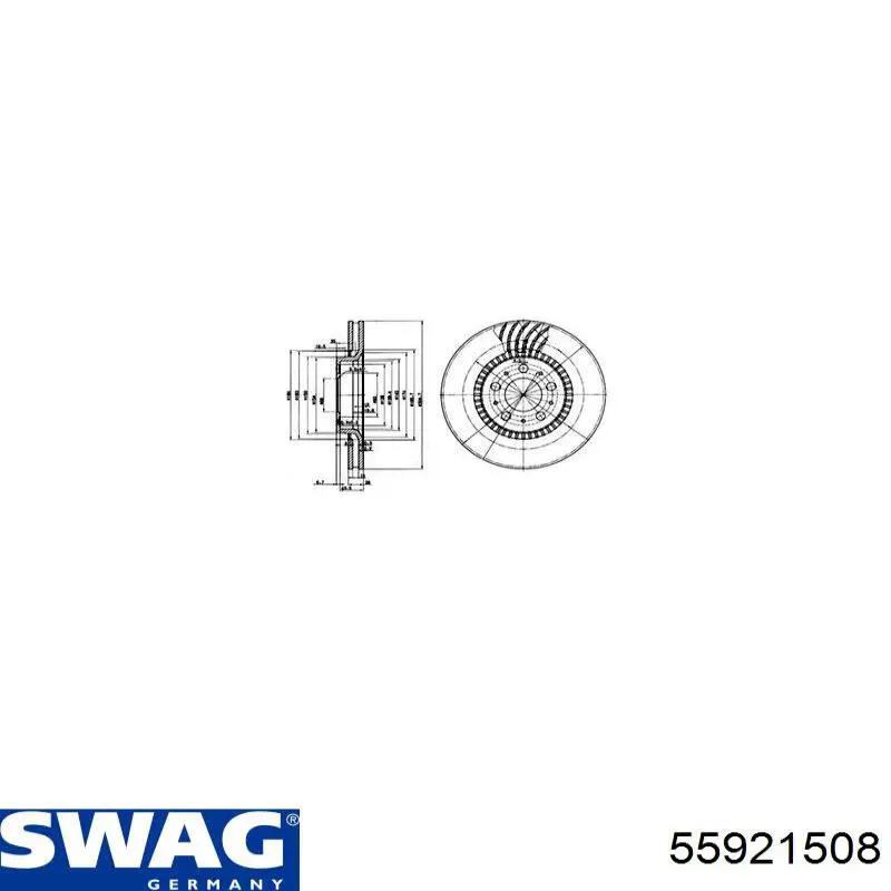 Колісний болт Swag 55921508 ціна, від 3.47 USD