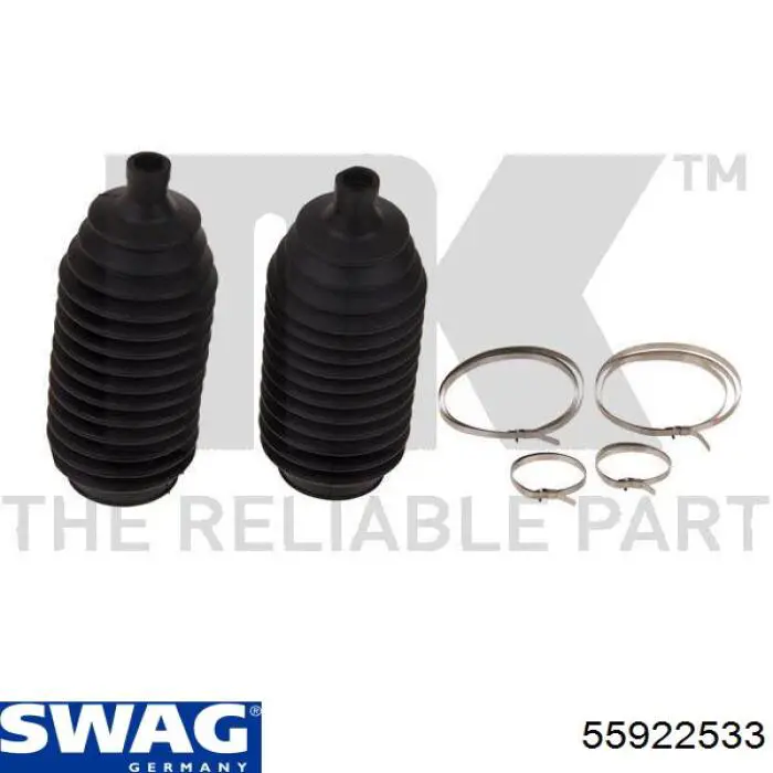 Пильник рульової тяги Swag 55922533 ціна, від 5.51 USD