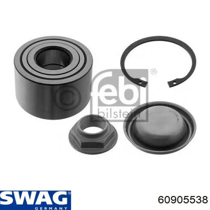 Підшипник маточини задньої Swag 60905538 ціна, від 13.01 USD