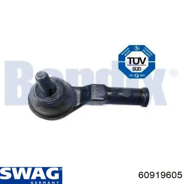 Наконечник рульовий Swag 60919605 ціна, від 10.54 USD
