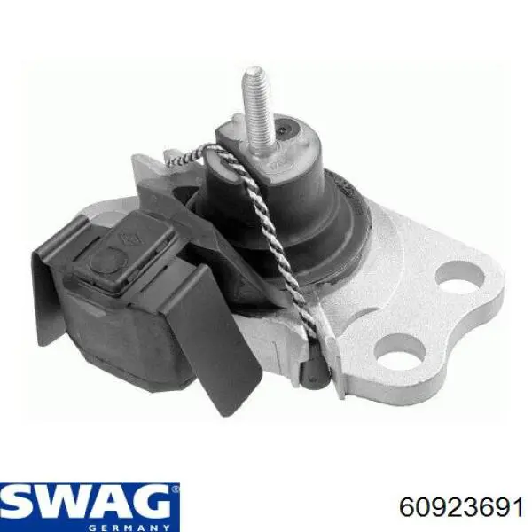 Подушка (опора) двигуна, права 60923691 Swag