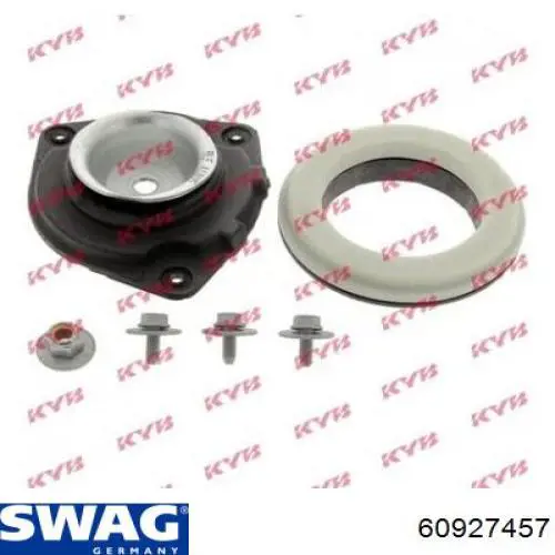 Опора амортизатора переднього лівого Swag 60927457 ціна, від 35.96 USD