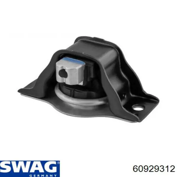 Подушка (опора) двигуна, права 60929312 Swag