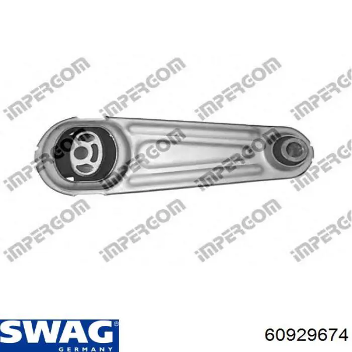 Подушка (опора) двигуна, задня Swag 60929674 ціна, від 28.34 USD
