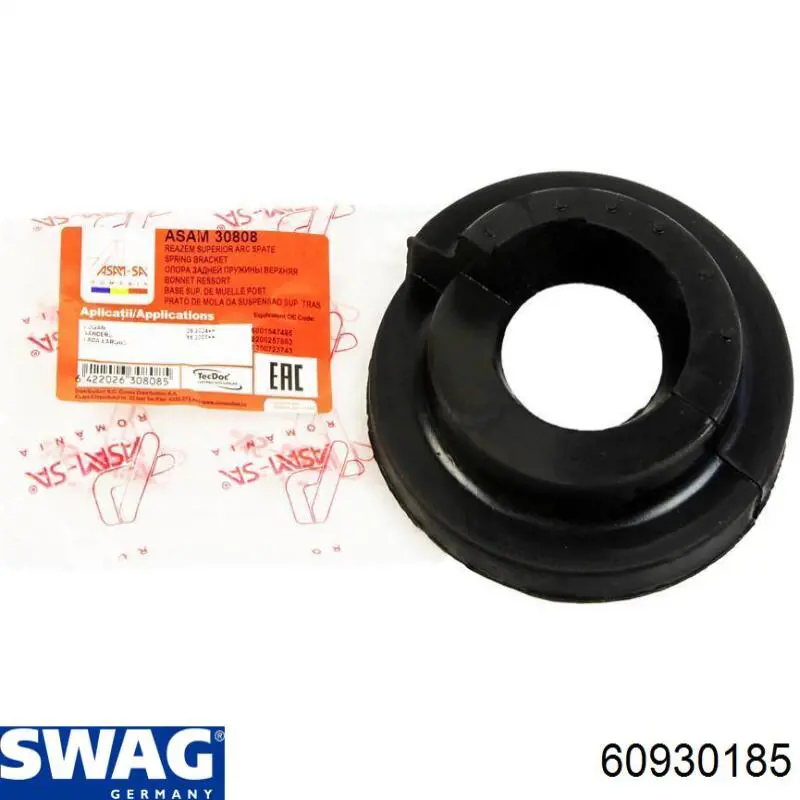 60930185 Swag Проставка (гумове кільце) пружини задньої, верхня