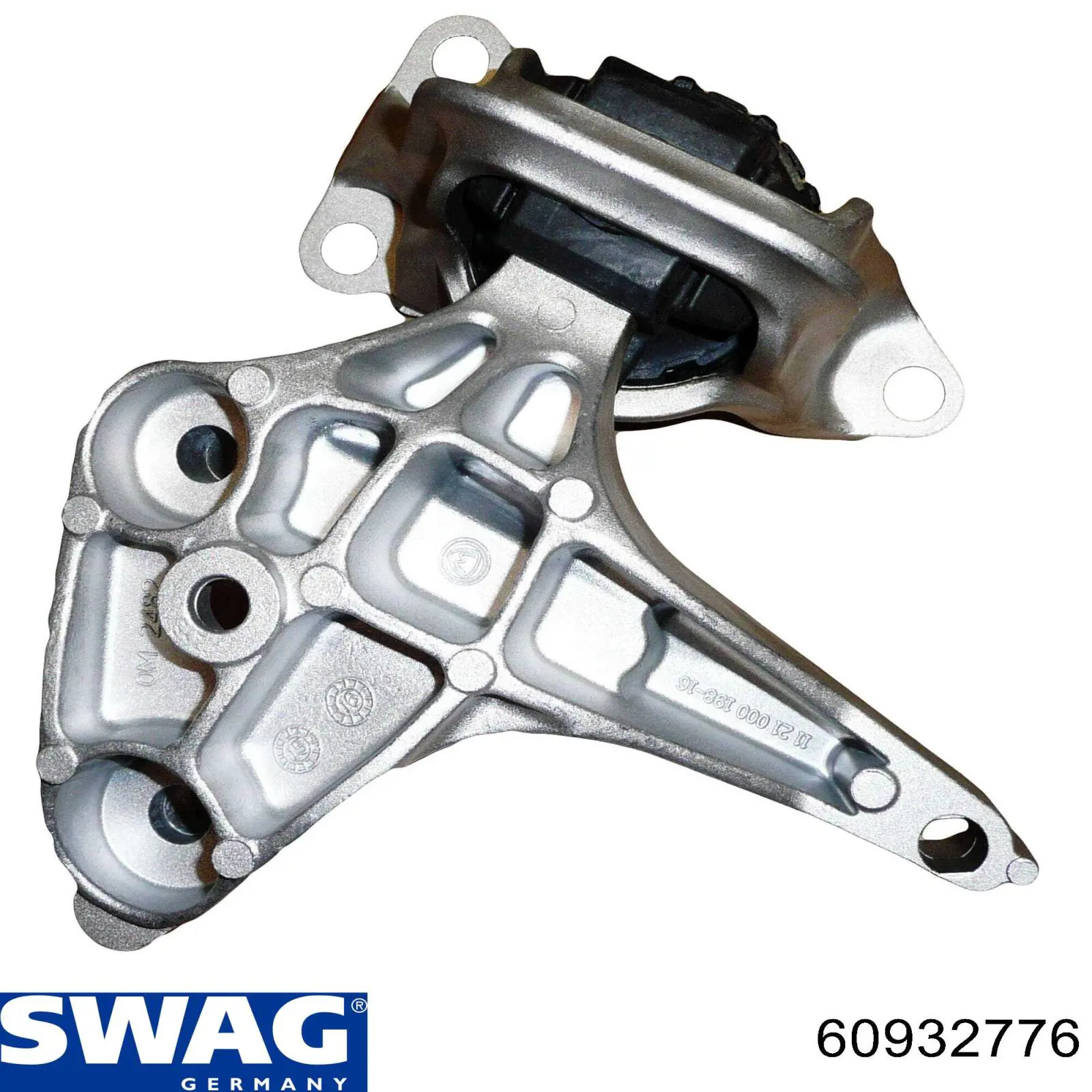 Подушка (опора) двигуна, права 60932776 Swag