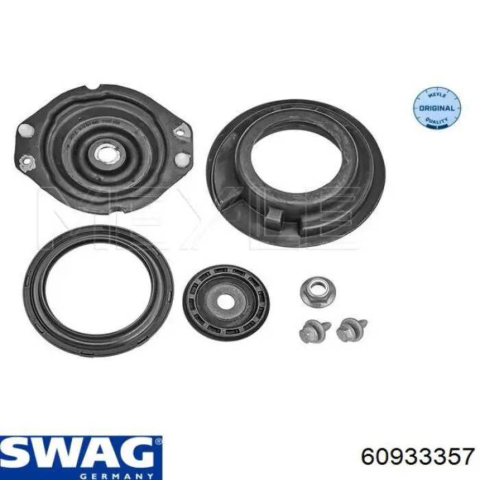 Опора стійки амортизатора переднього Swag 60933357 ціна, від 35.60 USD