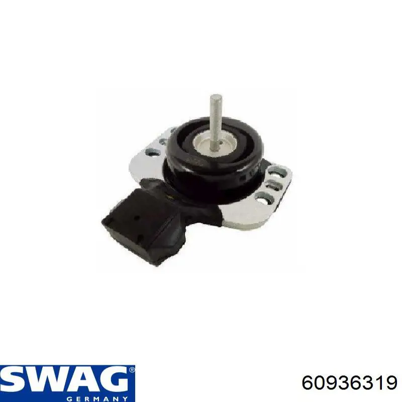 Подушка (опора) двигуна, права 60936319 Swag